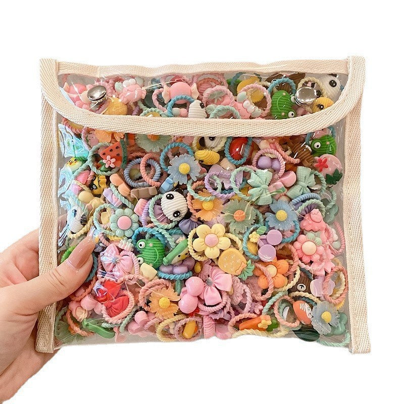 Wholesale Children's Hair-friendly Rubber Band Hair Ties